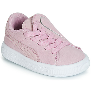 Skor Flickor Sneakers Puma INF SUEDE CRUSH AC.LILAC Lila