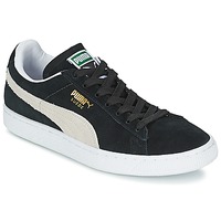 Skor Sneakers Puma SUEDE CLASSIC Svart / Vit