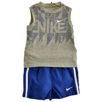 textil Barn T-shirts & Pikétröjor Nike Sportcompletinfantile Grå