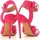 Skor Dam Sandaler Givenchy BE300FE005 675 Rosa