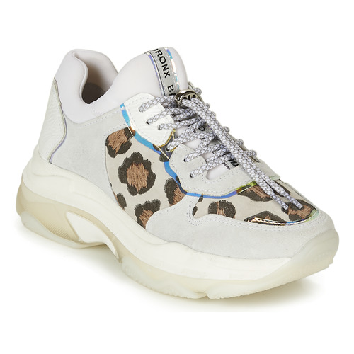 Skor Dam Sneakers Bronx BAISLEY Vit / Leopard