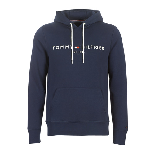 textil Herr Sweatshirts Tommy Hilfiger TOMMY LOGO HOODY Marin