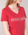 textil Dam T-shirts Marciano LOGO PATCH CRYSTAL Röd