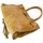 Väskor Dam Handväskor med kort rem Vera Pelle SB577C Honumg, Gula