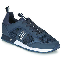 Skor Herr Sneakers Emporio Armani EA7 BLACK&WHITE LACES U Blå