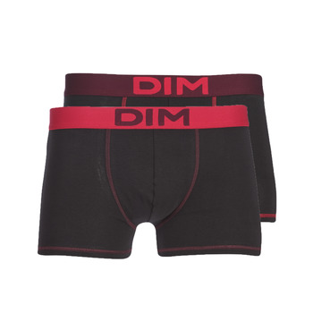 Underkläder Herr Boxershorts DIM MIX AND COLORS X2 Svart / Röd