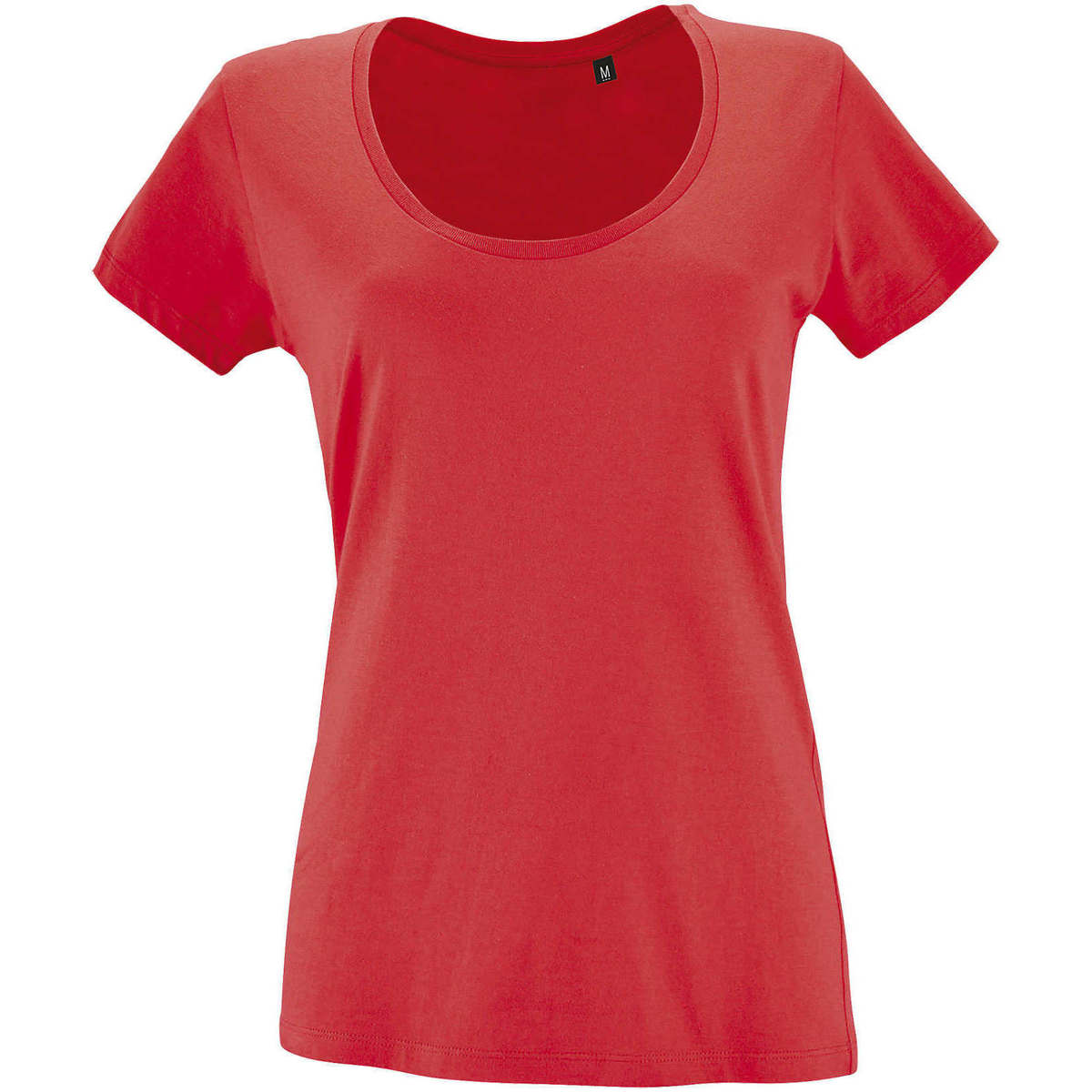 textil Dam T-shirts Sols METROPOLITAN CITY GIRL Röd