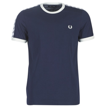 textil Herr T-shirts Fred Perry TAPED RINGER T-SHIRT Marin