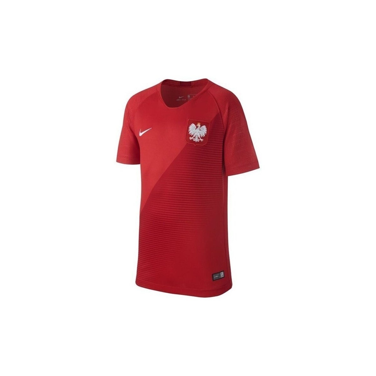 textil Pojkar T-shirts Nike Breathe Stadium Wyjazdowa Junior Röd
