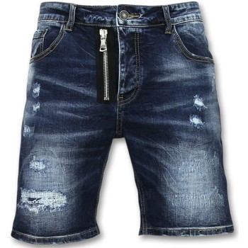 textil Herr Shorts / Bermudas Enos Kläder Shorts Kortbyxor Jeans J Blå
