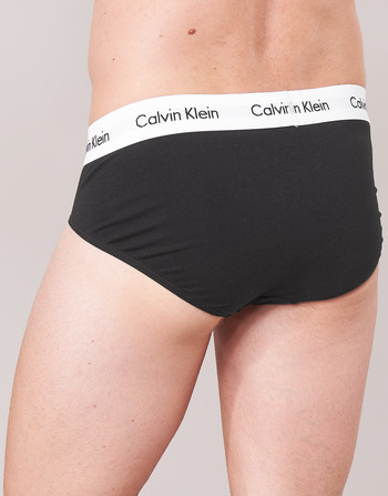 Calvin Klein Jeans COTTON STRECH HIP BREIF X 3 Svart / Vit / Grå / Melerad