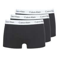 Underkläder Herr Boxershorts Calvin Klein Jeans COTTON STRECH LOW RISE TRUNK X 3 Svart
