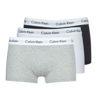 Underkläder Herr Boxershorts Calvin Klein Jeans COTTON STRECH LOW RISE TRUNK X 3 Svart / Vit / Grå / Melerad