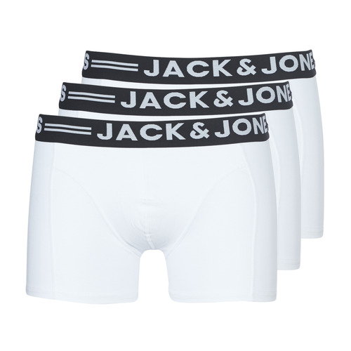 Underkläder Herr Boxershorts Jack & Jones SENSE X 3 Vit