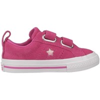 Skor Flickor Sneakers Converse ONE STAR 2V OX Rosa