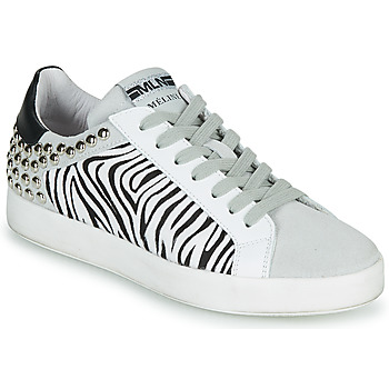 Skor Dam Sneakers Meline MOLI Beige / Zebra