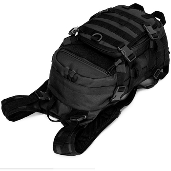 Ienjoy Stor ryggsäcken i svart, MAA-45x32x17 cm Svart