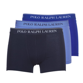 Underkläder Herr Boxershorts Polo Ralph Lauren CLASSIC 3 PACK TRUNK Blå
