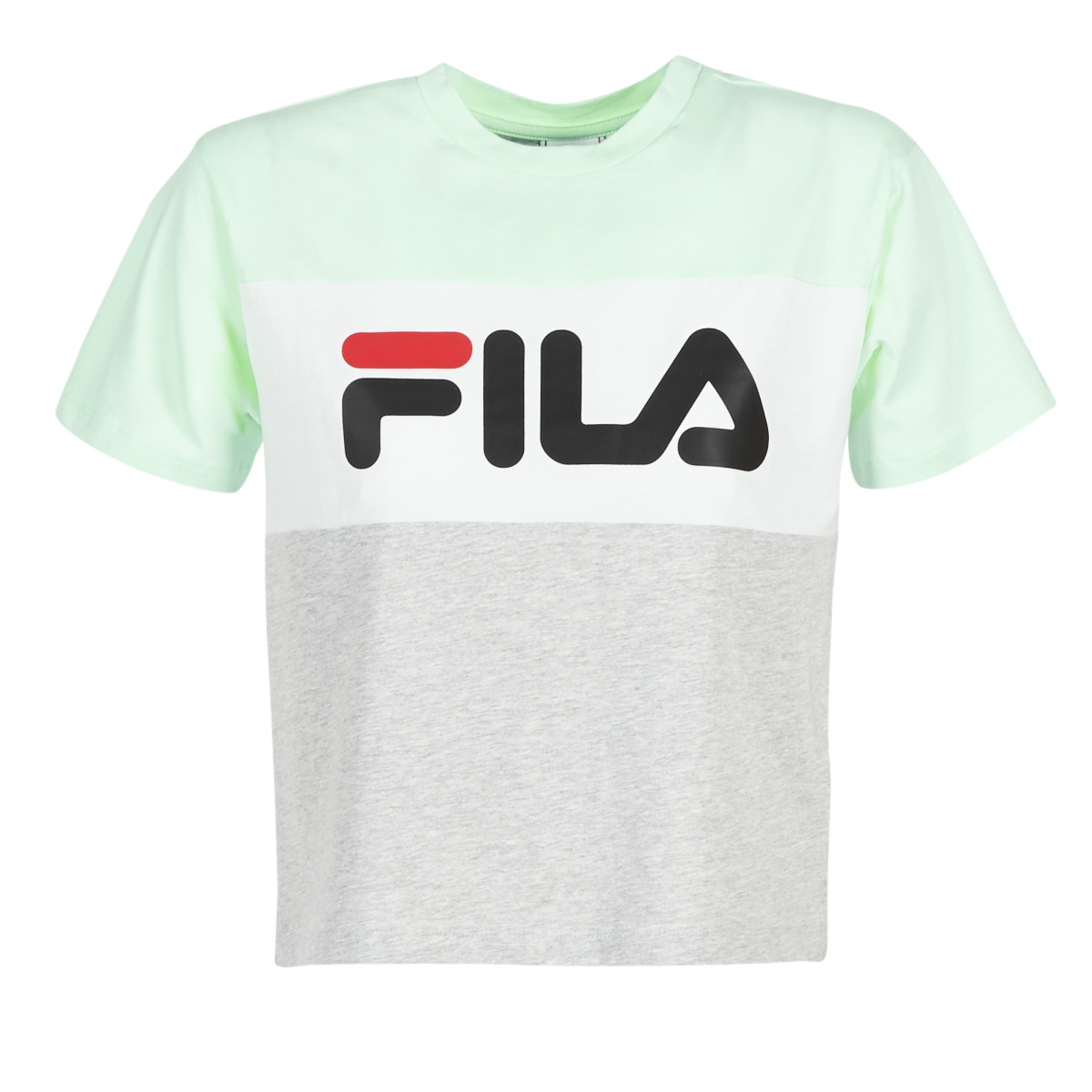 textil Dam T-shirts Fila ALLISON TEE Blå / Grå