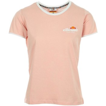textil Dam T-shirts & Pikétröjor Ellesse EH F TMC COL ROND UNI Rosa