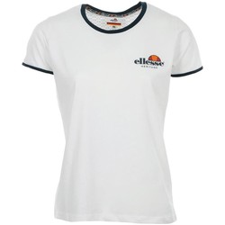 textil Dam T-shirts & Pikétröjor Ellesse EH F TMC COL ROND UNI Vit