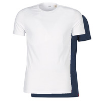textil Herr T-shirts Levi's SLIM 2PK CREWNECK 1 Marin / Vit