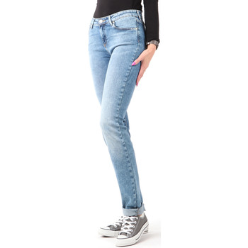 textil Dam Skinny Jeans Wrangler Slim Best Blue W28LX794O Blå
