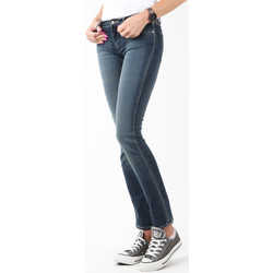 textil Dam Skinny Jeans Wrangler Courtney Storm Break W23SP536V Blå