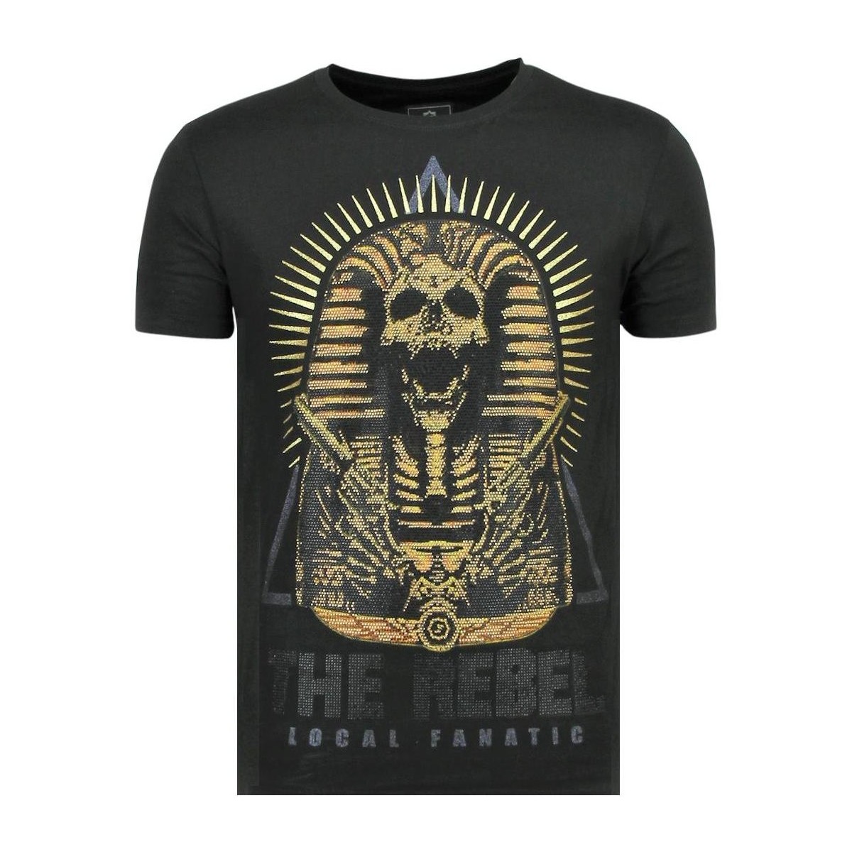 textil Herr T-shirts Local Fanatic Rebel Pharaoh Z Svart