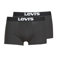 Underkläder Herr Boxershorts Levi's MEN SOLID TRUNK PACK X2 Svart