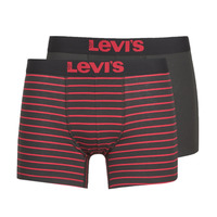 Underkläder Herr Boxershorts Levi's MEN VINTAGE PACK X2 Röd / Svart