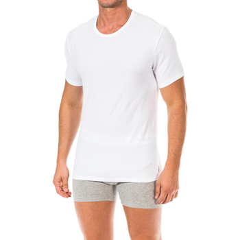 textil Herr T-shirts Calvin Klein Jeans NB1088A-100 Vit