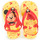 Skor Pojkar Flip-flops Havaianas BABY DISNEY CLASSICS II Gul / Röd