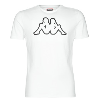 textil Herr T-shirts Kappa CROMEN SLIM Vit