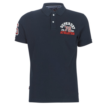 textil Herr T-shirts Superdry CLASSIC SUPERSTATE S/S POLO Blå