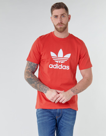 textil Herr T-shirts adidas Originals TREFOIL T-SHIRT Röd / Frodig