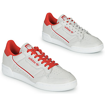 Skor Sneakers adidas Originals CONTINENTAL 80 Beige / Röd