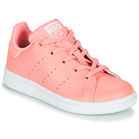 Skor Flickor Sneakers adidas Originals STAN SMITH C Rosa