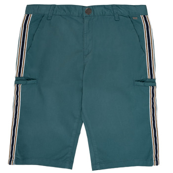 textil Pojkar Shorts / Bermudas Ikks MANUELA Blå / Grön