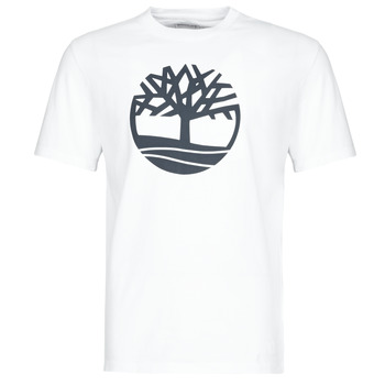 textil Herr T-shirts Timberland SS KENNEBEC RIVER BRAND TREE TEE Vit