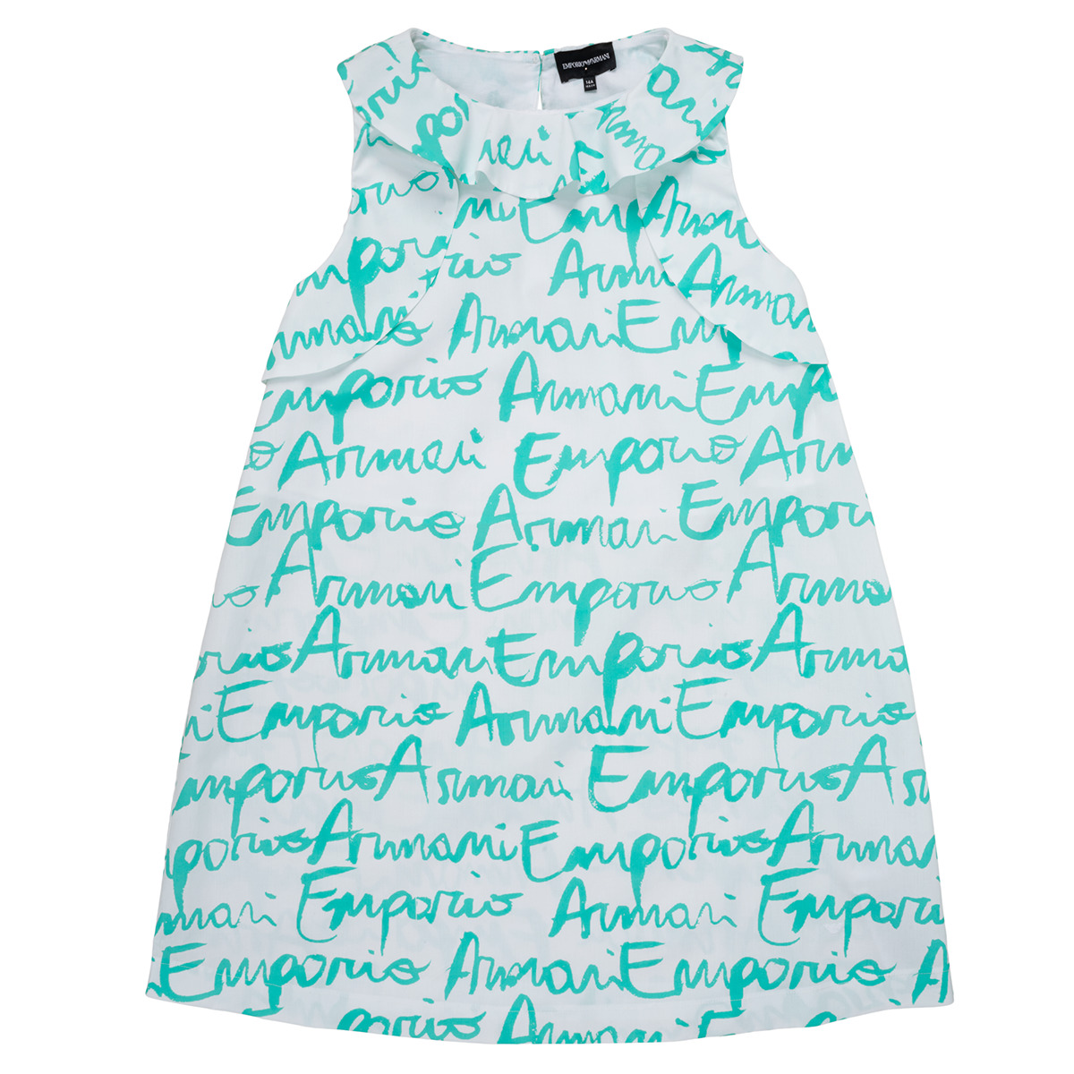 textil Flickor Korta klänningar Emporio Armani Antoni Vit / Blå