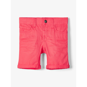 textil Pojkar Shorts / Bermudas Name it NMMSOFUS TWIISKA Röd