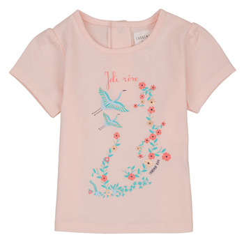 textil Flickor T-shirts Carrément Beau JUSTINE Rosa