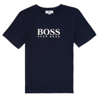 textil Pojkar T-shirts BOSS PILIO Blå