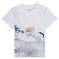 textil Pojkar T-shirts Timberland ANTONIN Vit