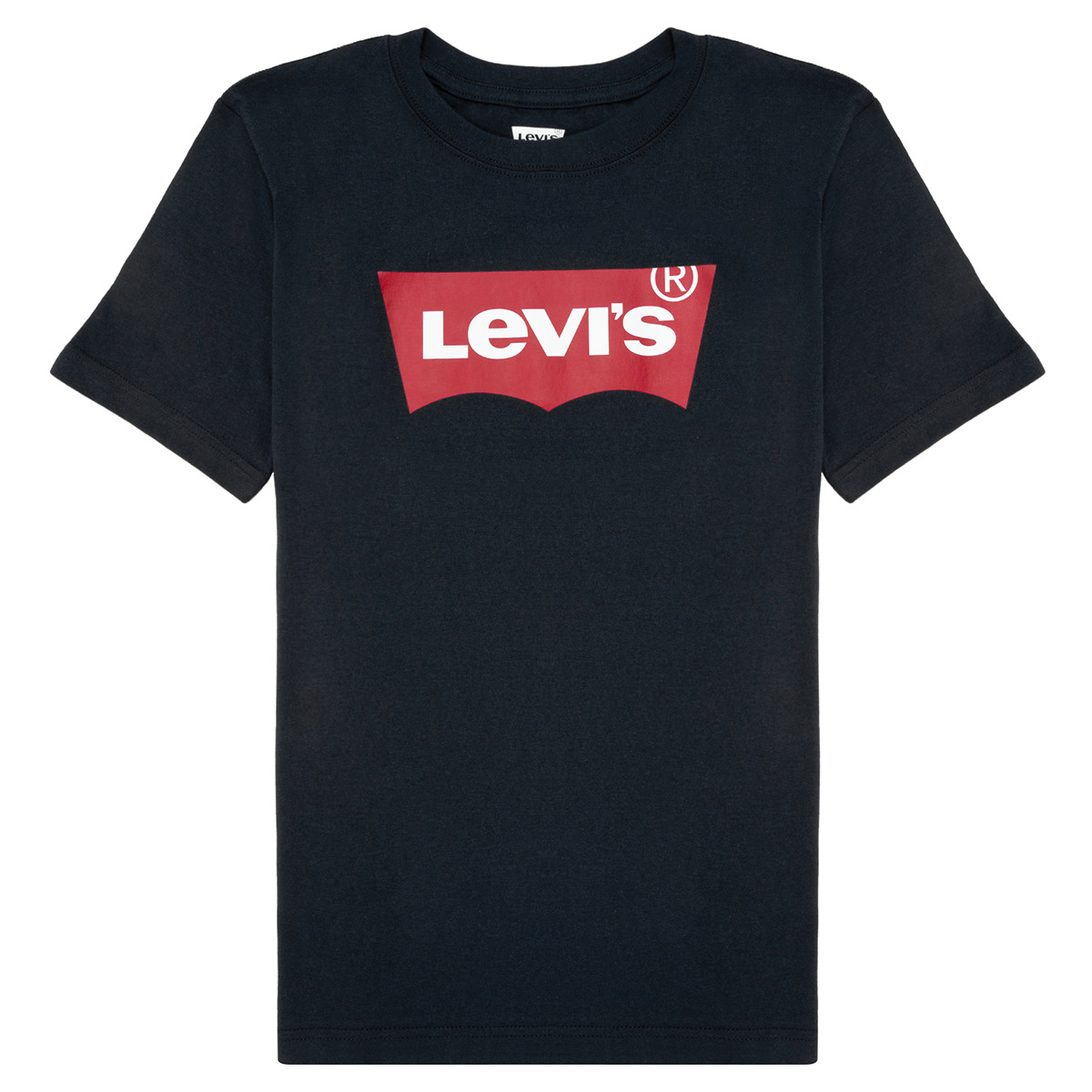 textil Pojkar T-shirts Levi's BATWING TEE Svart