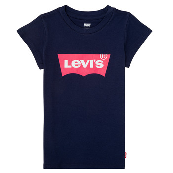 textil Flickor T-shirts Levi's BATWING TEE Marin