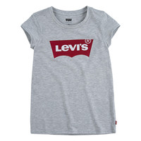 textil Flickor T-shirts Levi's BATWING TEE Grå