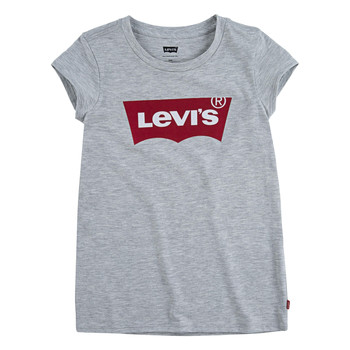 textil Flickor T-shirts Levi's BATWING TEE Grå