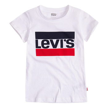 textil Flickor T-shirts Levi's SPORTSWEAR LOGO TEE Vit